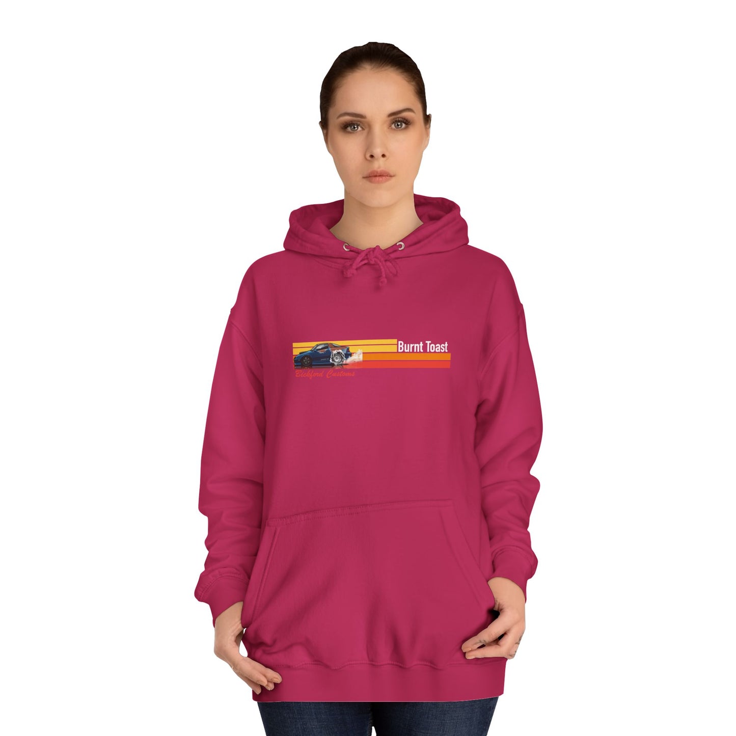 Vintage Car Graphic Unisex College Hoodie - Perfect for Auto Enthusiasts