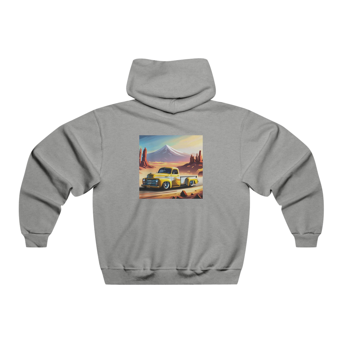 Mens Hooded Sweatshirt Classic truck