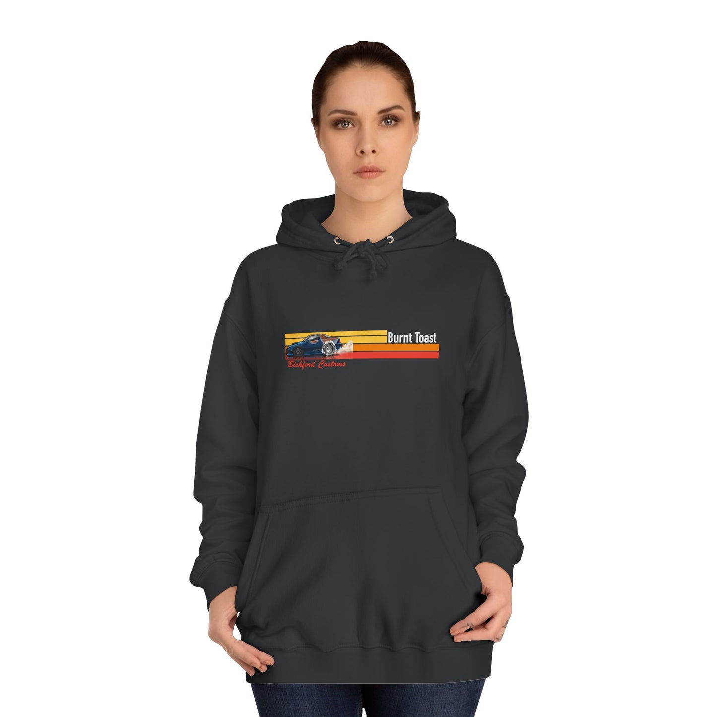 Vintage Car Graphic Unisex College Hoodie - Perfect for Auto Enthusiasts