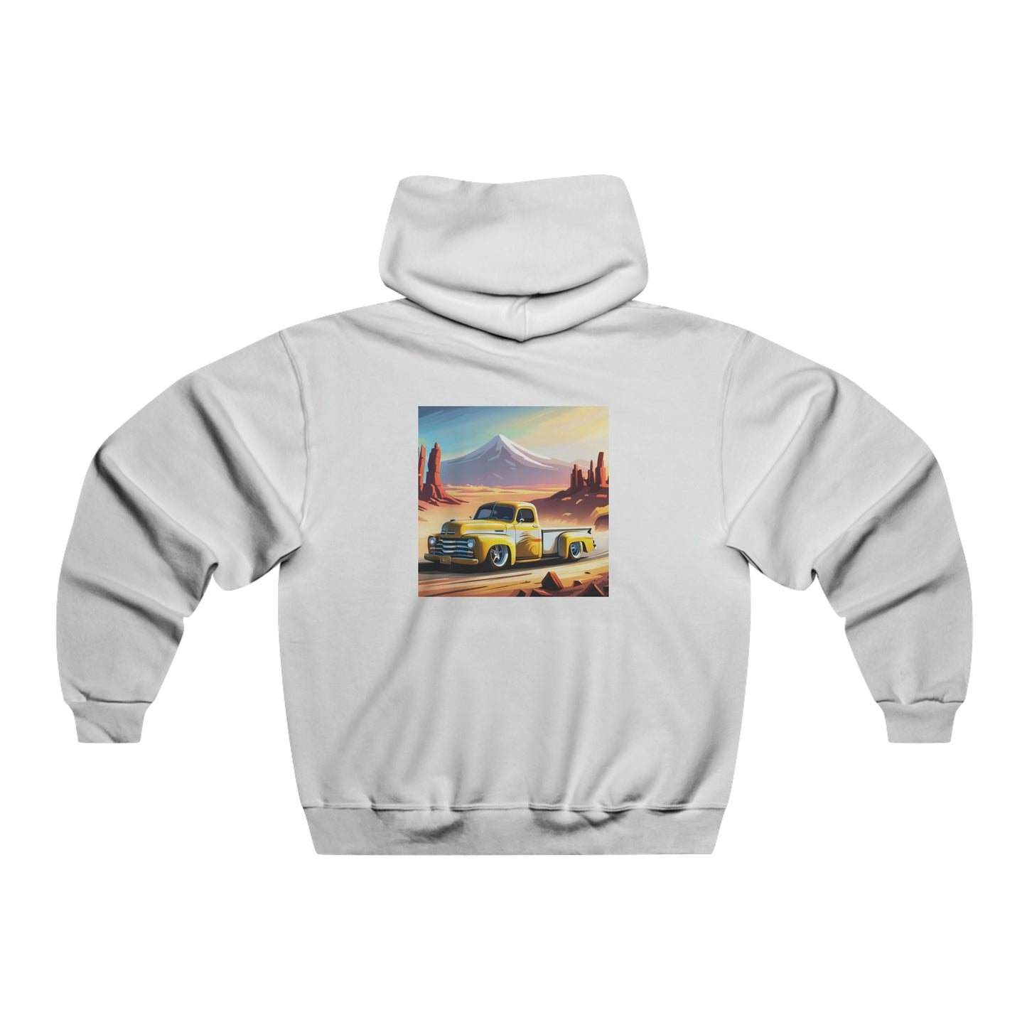 Mens Hooded Sweatshirt Classic truck