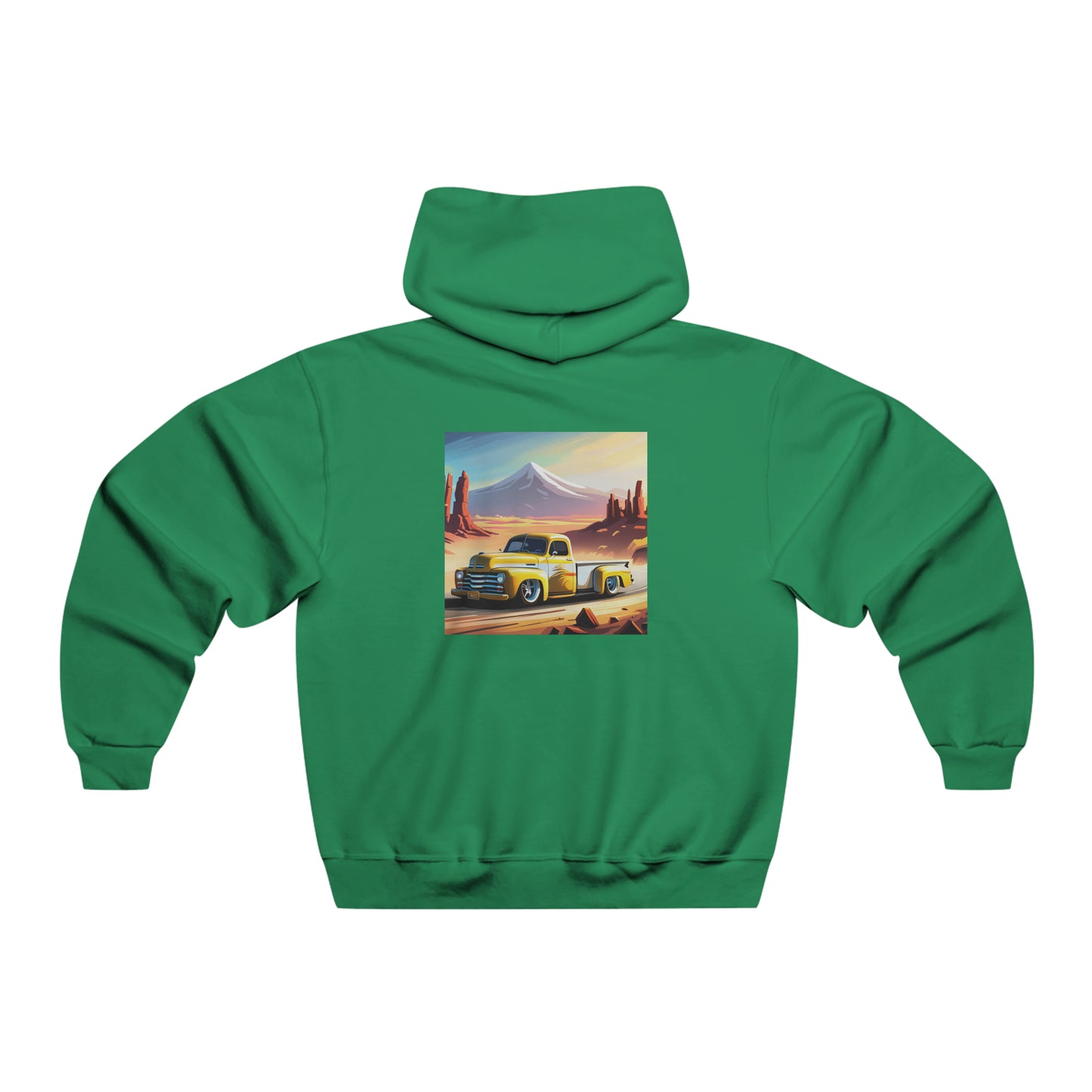 Mens Hooded Sweatshirt Classic truck