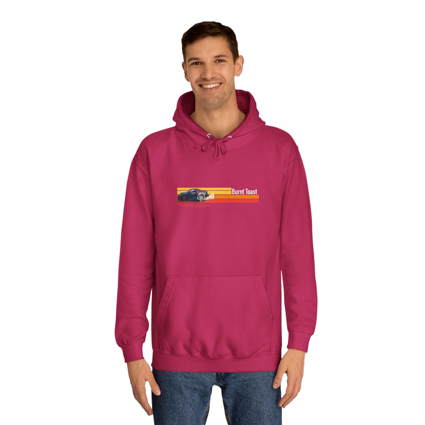 Vintage Car Graphic Unisex College Hoodie - Perfect for Auto Enthusiasts